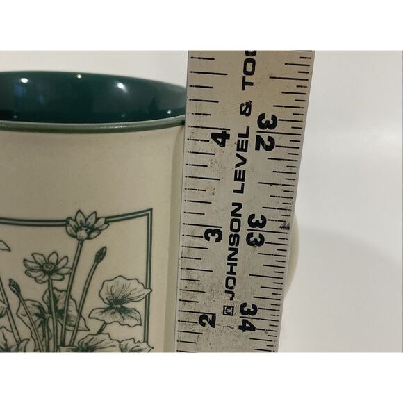 Vtg Thomas Jefferson Center For Historic Plants Mug ‘Jeffersonia Disphylla’ RARE - Picture 9 of 9